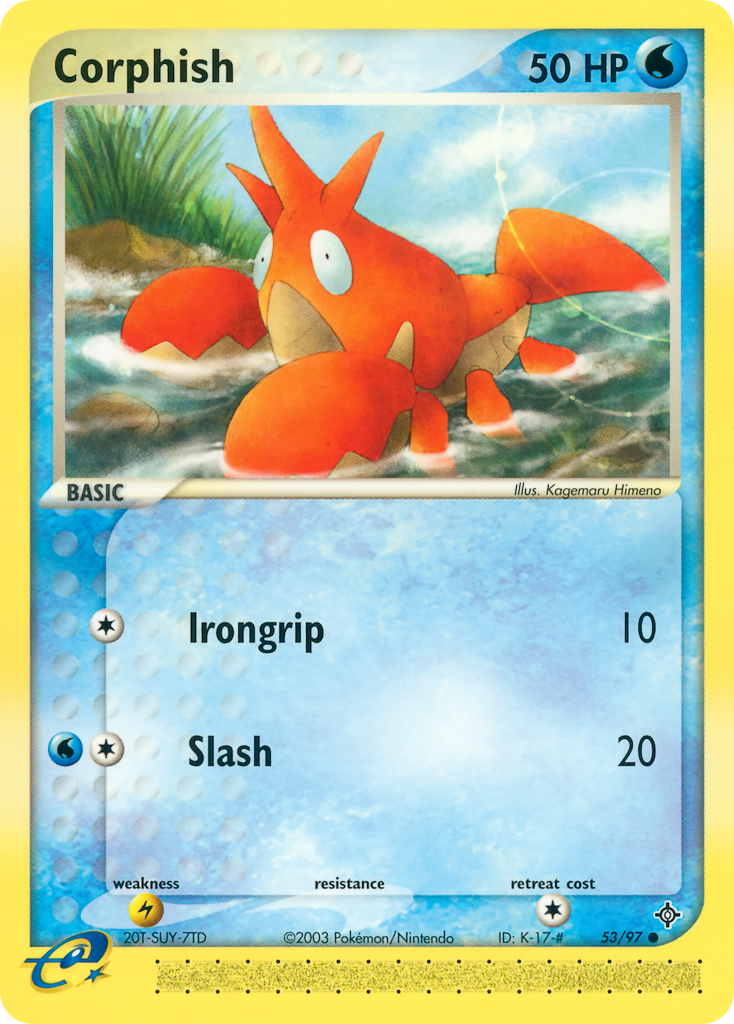 EX Dragon Corphish #53/97